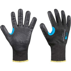 Honeywell - Size L (9), ANSI Cut Lvl A7, Puncture Lvl 1, Abrasion Lvl 6, Nitrile Coated Cut Resistant Gloves - Makers Industrial Supply