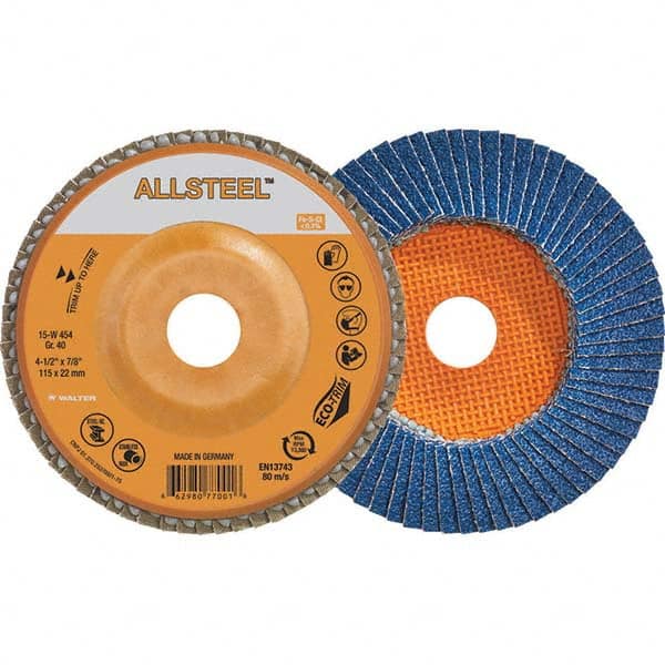 WALTER Surface Technologies - Flap Discs Abrasive Type: Coated Flap Disc Type: Type 27 - Makers Industrial Supply