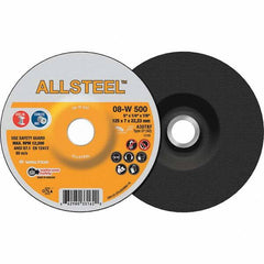 WALTER Surface Technologies - Depressed-Center Wheels Wheel Diameter (Inch): 5 Wheel Thickness (Inch): 1/4 - Makers Industrial Supply