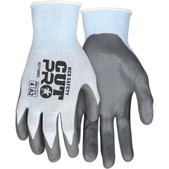 MCR Safety - Size XS, ANSI Cut Lvl A2, Puncture Lvl 3, Abrasion Lvl 4, Foam Nitrile Coated Cut & Puncture Resistant Gloves - Makers Industrial Supply