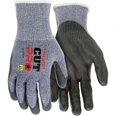 MCR Safety - Size S, ANSI Cut Lvl A6, Puncture Lvl 4, Abrasion Lvl 4, Polyurethane Coated Cut & Puncture Resistant Gloves - Makers Industrial Supply