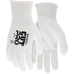 MCR Safety - Size L, ANSI Cut Lvl A4, Puncture Lvl 3, Abrasion Lvl 4, Foam Nitrile Coated Cut & Puncture Resistant Gloves - Makers Industrial Supply