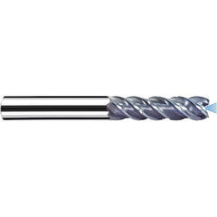 Fraisa - 1/4" Diam 4 Flute Solid Carbide 0.006" Corner Radius End Mill - Makers Industrial Supply