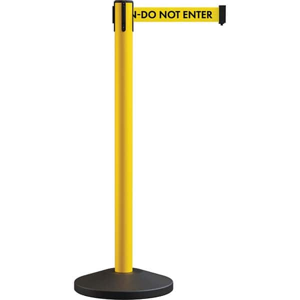 Trafford Industrial - Barrier Posts Type: Stanchion Post Color/Finish: Yellow - Makers Industrial Supply