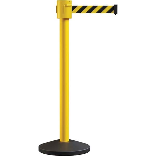 Trafford Industrial - Barrier Posts Type: Stanchion Post Color/Finish: Yellow - Makers Industrial Supply