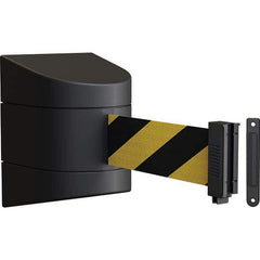 Barrier Parts & Accessories; Type: Belt Barrier; Barrier Type: Wall-Mount Retractable Belt Barrier; Color: Black; Height (Inch): 5.5 in; Height (Decimal Inch): 5.5 in; 5.500000; Length (Inch): 240; Width (Inch): 4-1/2; Overall Height: 5.5 in; Type: Wall-M