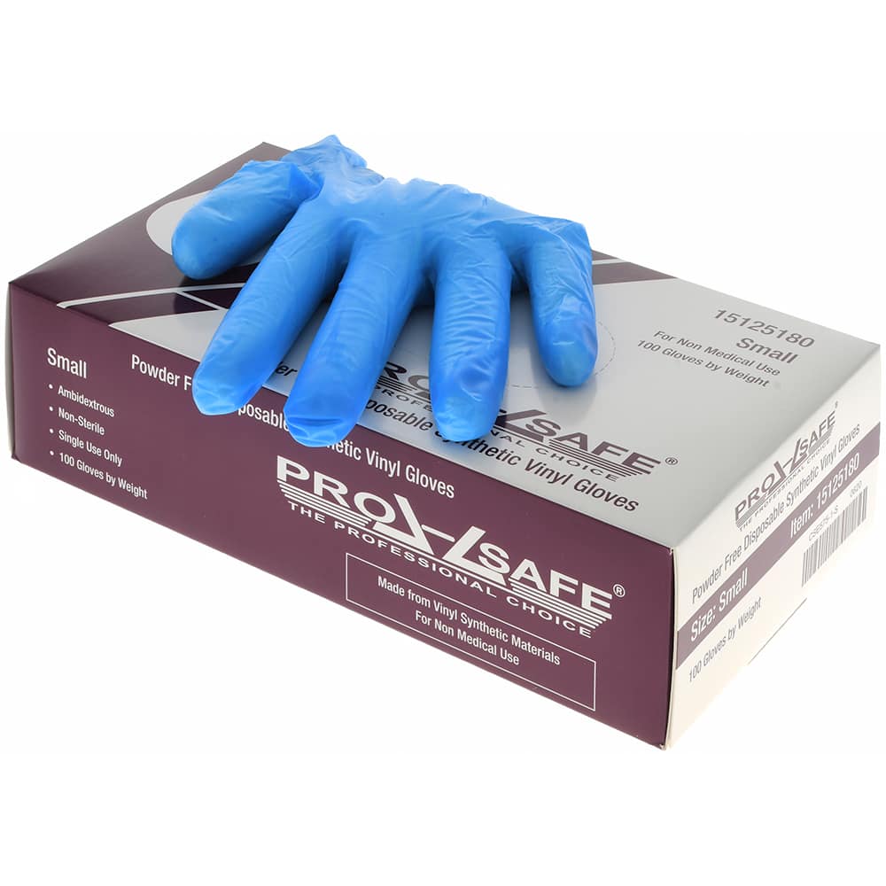 PRO-SAFE - Size S, 3 mil, Synthetic Hybrid Disposable Gloves - Makers Industrial Supply