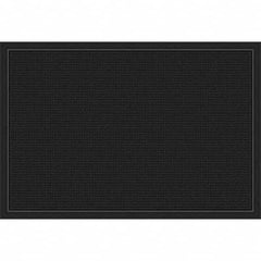 PRO-SAFE - 2.66' Long x 2' Wide Natural Rubber, Ribbed Entrance Matting - Makers Industrial Supply