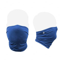 PRO-SAFE - Pack of (10), Size S/M Royal Blue Gaiter Design Washable Face Mask - Makers Industrial Supply