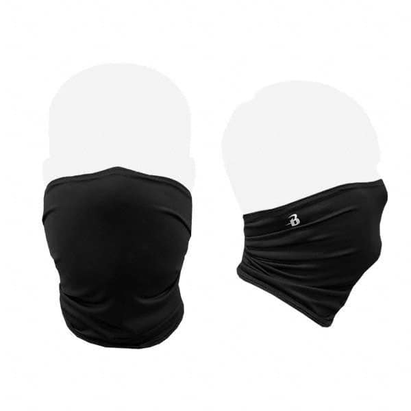 Badger Sport - Pack of (100), Size L/XL Black Gaiter Design Washable Face Mask - Makers Industrial Supply