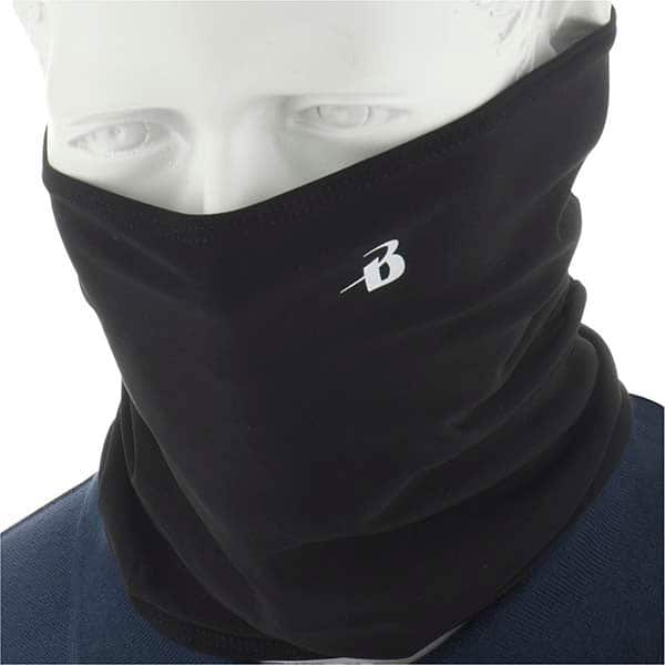 PRO-SAFE - Pack of (10), Size L/XL Black Gaiter Design Washable Face Mask - Makers Industrial Supply