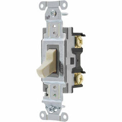 Bryant Electric - Wall & Dimmer Light Switches Switch Type: NonDimmer Switch Operation: Toggle - Makers Industrial Supply