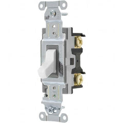 Bryant Electric - Wall & Dimmer Light Switches Switch Type: NonDimmer Switch Operation: Toggle - Makers Industrial Supply