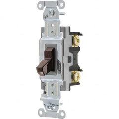 Bryant Electric - Wall & Dimmer Light Switches Switch Type: NonDimmer Switch Operation: Toggle - Makers Industrial Supply