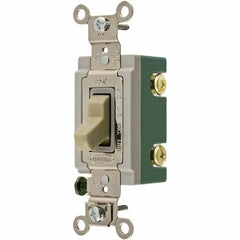 Bryant Electric - Wall & Dimmer Light Switches Switch Type: NonDimmer Switch Operation: Toggle - Makers Industrial Supply