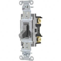 Bryant Electric - Wall & Dimmer Light Switches Switch Type: NonDimmer Switch Operation: Toggle - Makers Industrial Supply