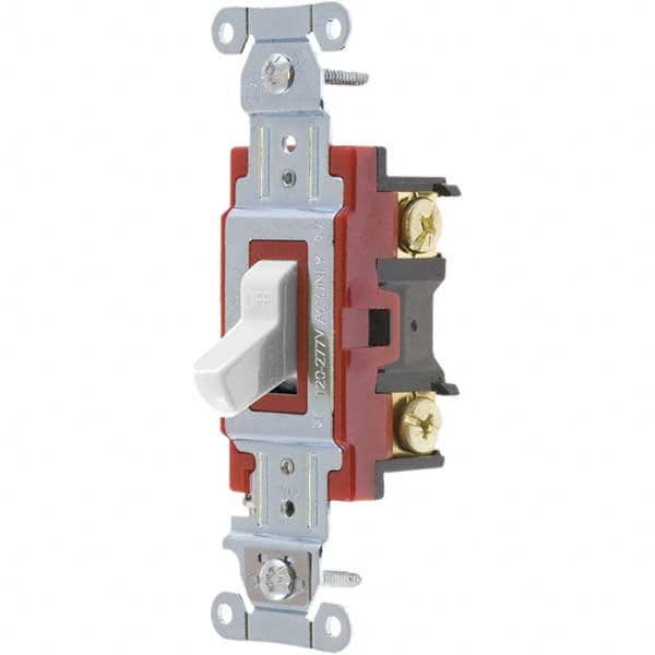 Bryant Electric - Wall & Dimmer Light Switches Switch Type: Four Way Switch Operation: Toggle - Makers Industrial Supply