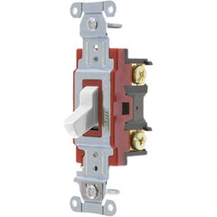 Bryant Electric - Wall & Dimmer Light Switches Switch Type: Four Way Switch Operation: Toggle - Makers Industrial Supply