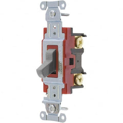 Bryant Electric - Wall & Dimmer Light Switches Switch Type: Three Way Switch Operation: Toggle - Makers Industrial Supply