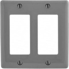 Bryant Electric - Wall Plates Wall Plate Type: Outlet Wall Plates Color: Gray - Makers Industrial Supply