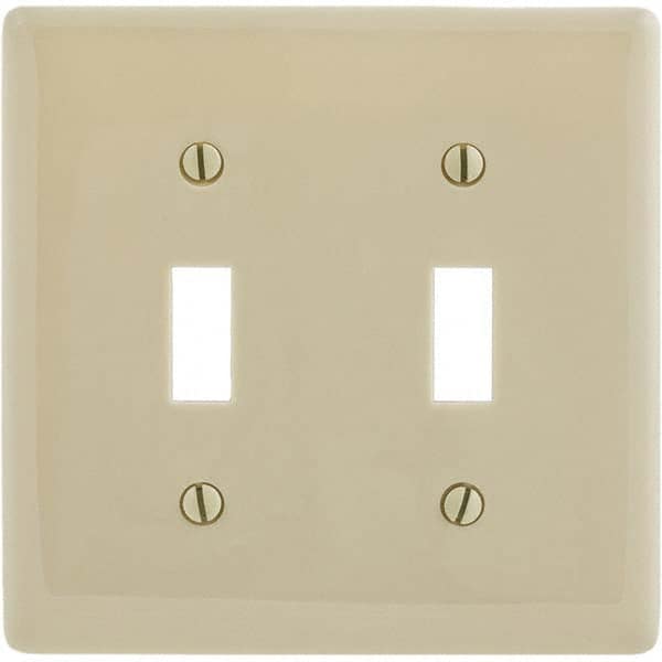 Bryant Electric - Wall Plates Wall Plate Type: Switch Plates Color: Ivory - Makers Industrial Supply