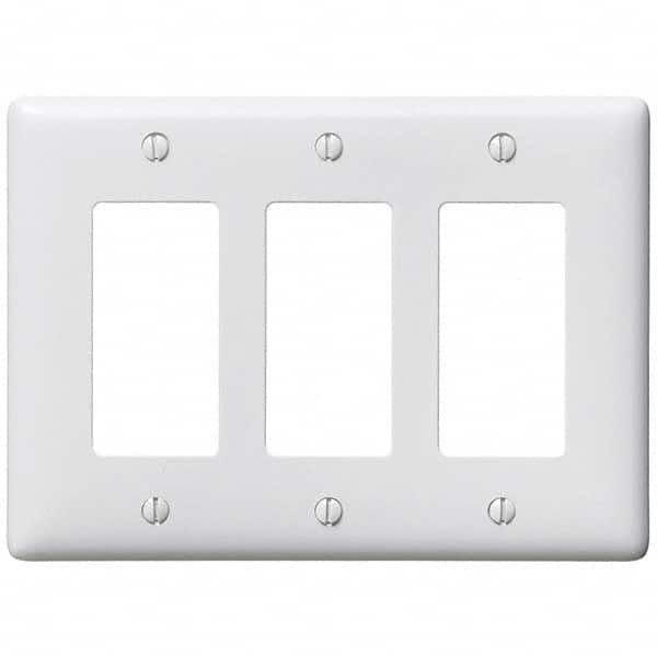 Bryant Electric - Wall Plates Wall Plate Type: Outlet Wall Plates Color: White - Makers Industrial Supply