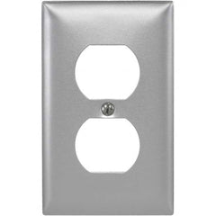 Bryant Electric - Wall Plates Wall Plate Type: Outlet Wall Plates Color: Metallic - Makers Industrial Supply