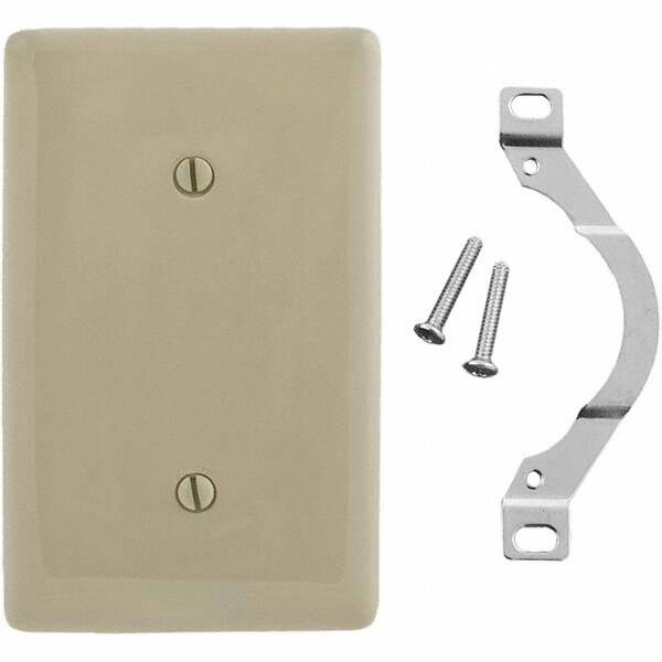 Bryant Electric - Wall Plates Wall Plate Type: Blank Wall Plate Color: Ivory - Makers Industrial Supply