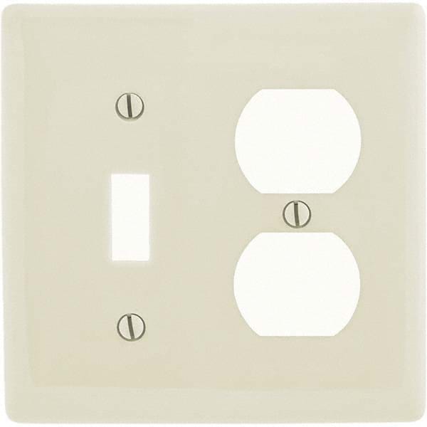 Bryant Electric - Wall Plates Wall Plate Type: Combination Wall Plates Color: Light Almond - Makers Industrial Supply