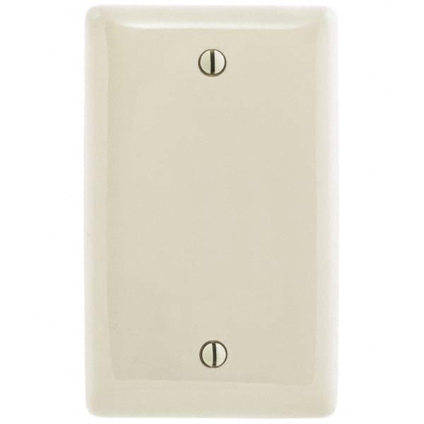 Bryant Electric - Wall Plates Wall Plate Type: Blank Wall Plate Color: Light Almond - Makers Industrial Supply