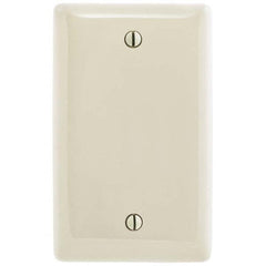 Bryant Electric - Wall Plates Wall Plate Type: Blank Wall Plate Color: Light Almond - Makers Industrial Supply