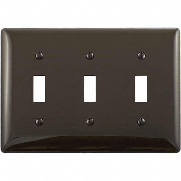 Bryant Electric - Wall Plates Wall Plate Type: Switch Plates Color: Brown - Makers Industrial Supply