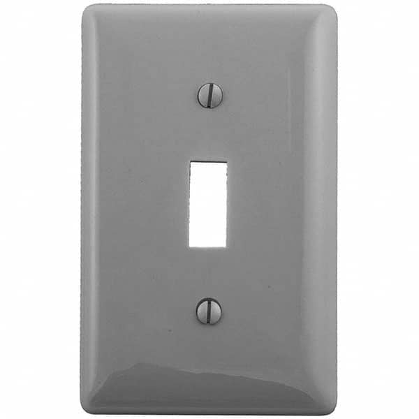 Bryant Electric - Wall Plates Wall Plate Type: Switch Plates Color: Gray - Makers Industrial Supply