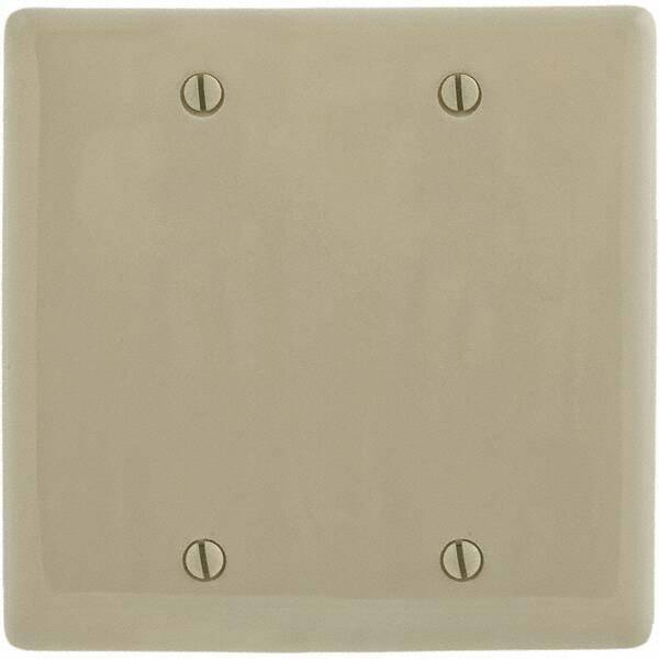 Bryant Electric - Wall Plates Wall Plate Type: Blank Wall Plate Color: Ivory - Makers Industrial Supply