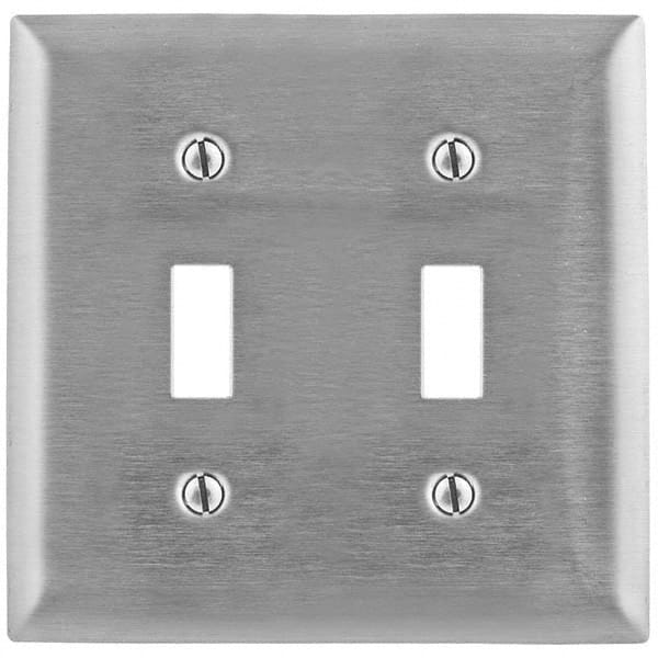 Bryant Electric - Wall Plates Wall Plate Type: Switch Plates Color: Metallic - Makers Industrial Supply