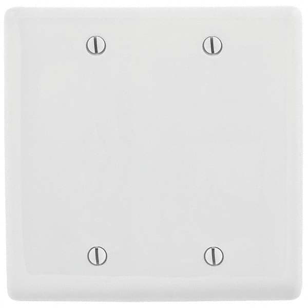 Bryant Electric - Wall Plates Wall Plate Type: Blank Wall Plate Color: White - Makers Industrial Supply