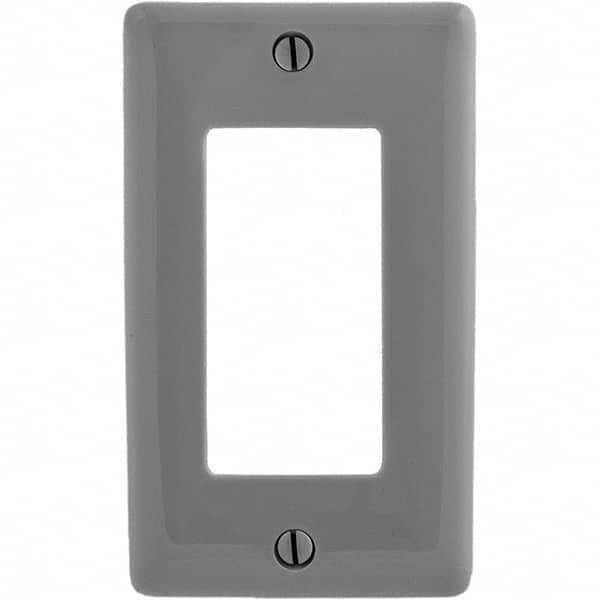 Bryant Electric - Wall Plates Wall Plate Type: Outlet Wall Plates Color: Gray - Makers Industrial Supply