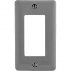 Bryant Electric - Wall Plates Wall Plate Type: Outlet Wall Plates Color: Gray - Makers Industrial Supply