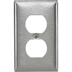 Bryant Electric - Wall Plates Wall Plate Type: Outlet Wall Plates Color: Metallic - Makers Industrial Supply