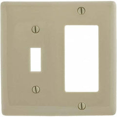 Bryant Electric - Wall Plates Wall Plate Type: Combination Wall Plates Color: Ivory - Makers Industrial Supply