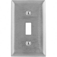 Bryant Electric - Wall Plates Wall Plate Type: Switch Plates Color: Metallic - Makers Industrial Supply