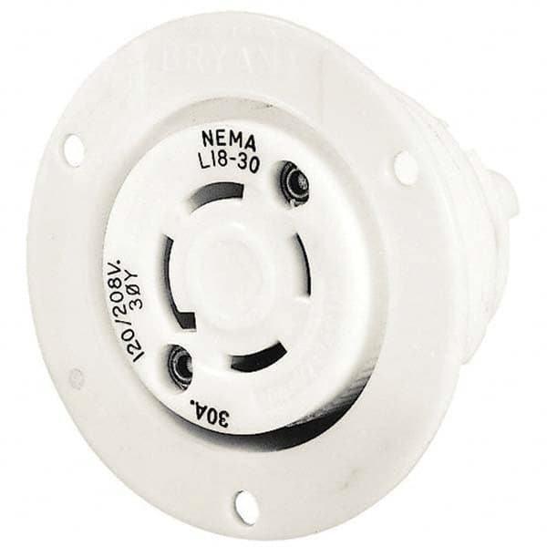 Bryant Electric - Twist Lock Receptacles Receptacle/Part Type: Receptacle Gender: Female - Makers Industrial Supply