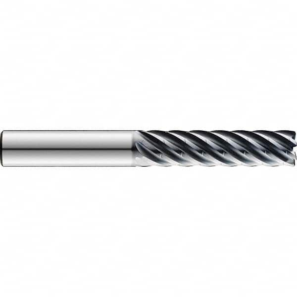 SGS - 12mm Diam 7 Flute Solid Carbide 0.5mm Corner Radius End Mill - Makers Industrial Supply