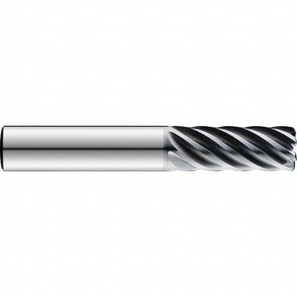 SGS - 10mm, 30mm LOC, 10mm Shank Diam, 80mm, 7 Flute Solid Carbide Square End Mill - Makers Industrial Supply