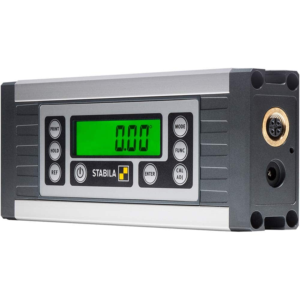 Stabila - Digital & Dial Protractors Style: Digital Protractor Measuring Range (Degrees): 360.00 - Makers Industrial Supply