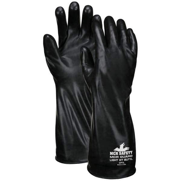 MCR Safety - Chemical Resistant Gloves Material: Butyl Numeric Size: 8 - Makers Industrial Supply