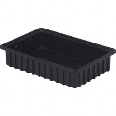 LEWISBins+ - 10-7/8" Wide x 3-1/2" High, Black Bin Divider Box - Use with DV1035 Short - Makers Industrial Supply