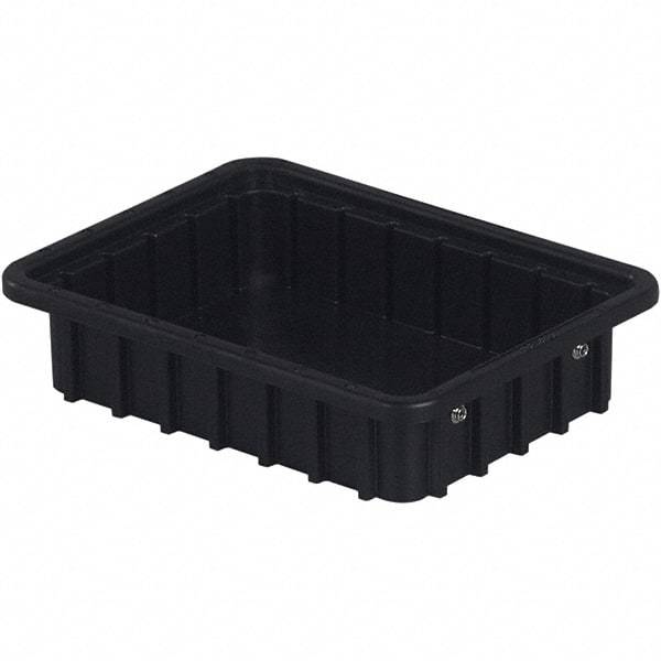 LEWISBins+ - 8-3/8" Wide x 2-1/2" High, Black Bin Divider Box - Use with DV0825 Short, DV1025 Long - Makers Industrial Supply