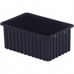 LEWISBins+ - 10-7/8" Wide x 8" High, Black Bin Divider Box - Use with DV1080 Short, DV1680 Long - Makers Industrial Supply