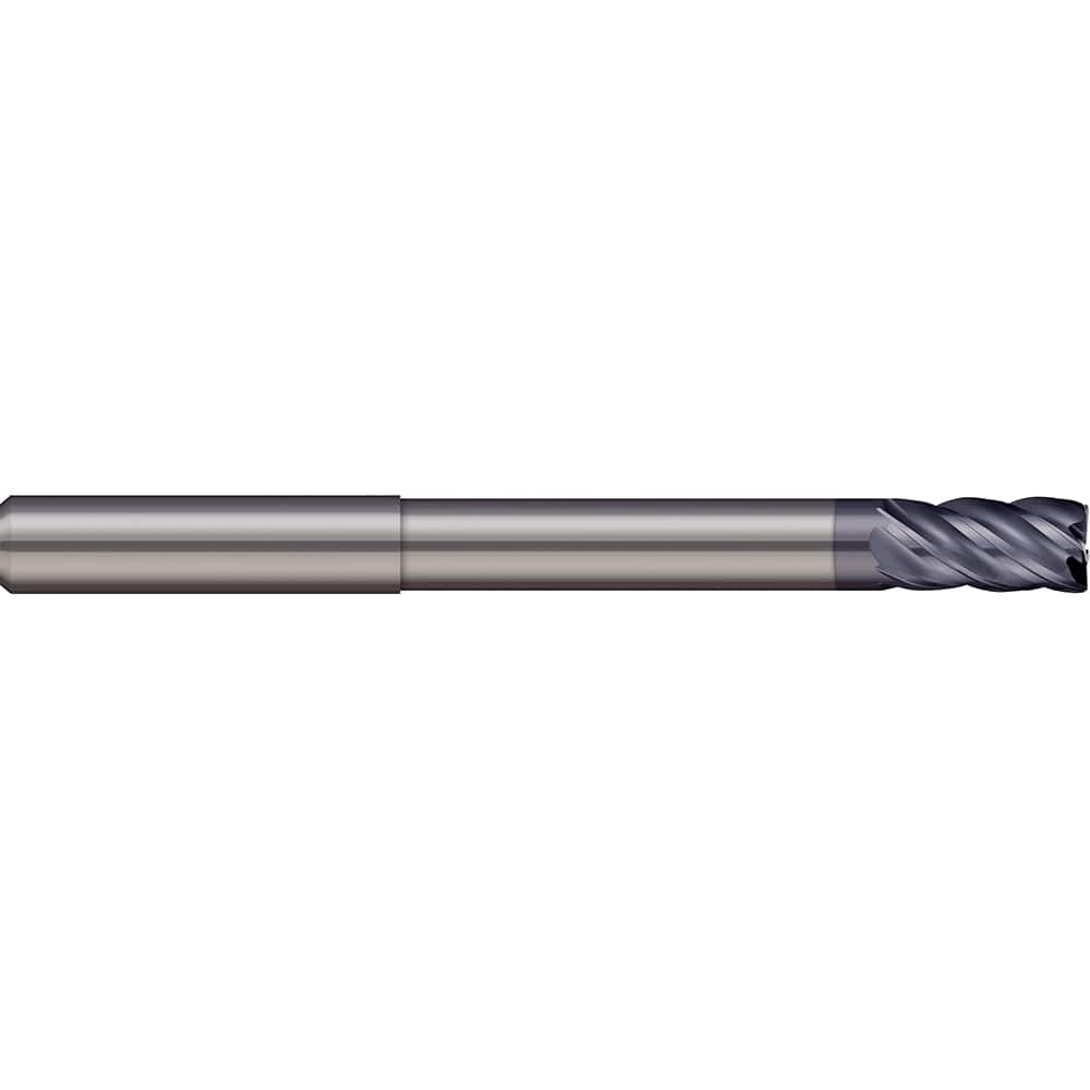 Micro 100 - Corner Radius & Corner Chamfer End Mills; Mill Diameter (Inch): 1/2 ; Mill Diameter (Decimal Inch): 0.5000 ; End Type: Corner Radius ; Corner Radius (Decimal Inch): 0.0300 ; Number of Flutes: 5 ; Material: Solid Carbide - Exact Industrial Supply